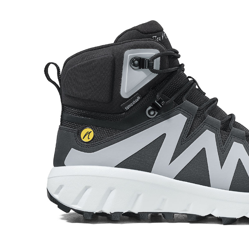 Der Absatz und die Sohle des Joe Nimble Mountain Addict Wanderschuh in schwarz/weiß