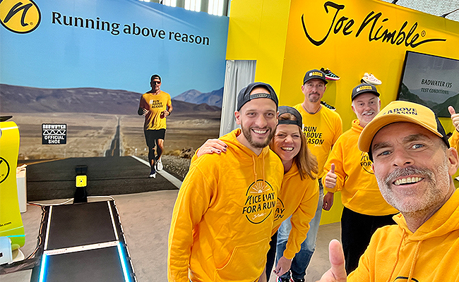 Joe Nimble vor Ort treffen