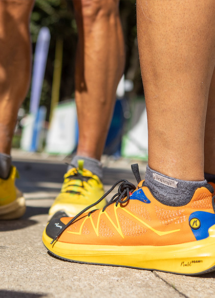 Athlet Vitor Rodrigues mit dem Pilot 1