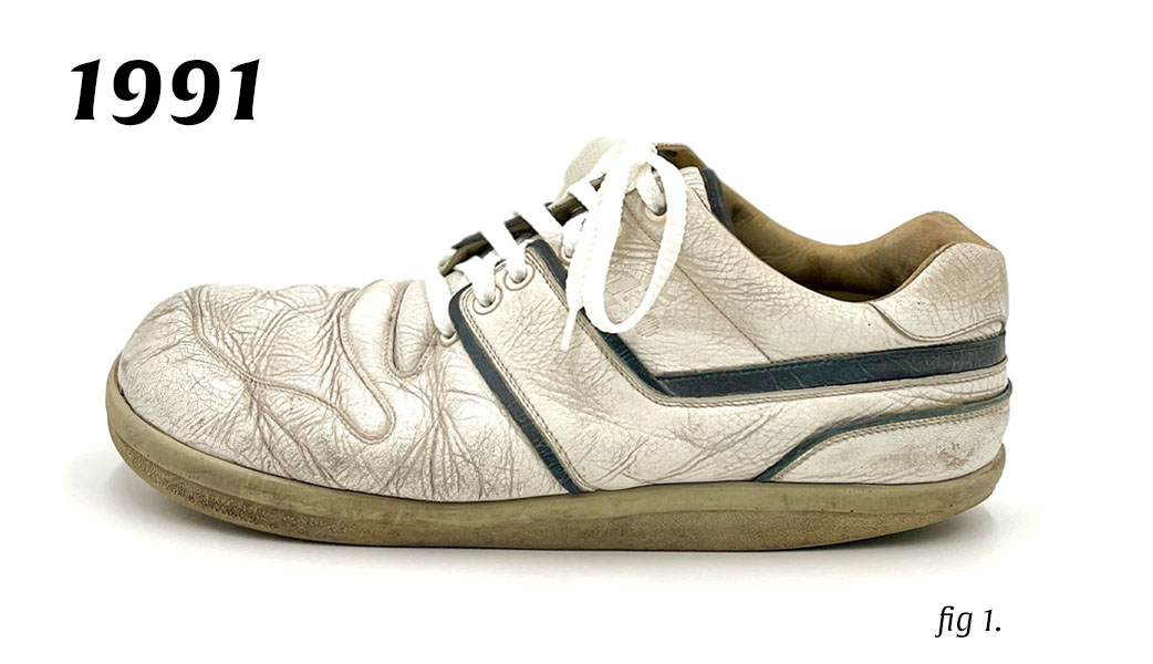 Schuh mit zehenfreiheit 1991