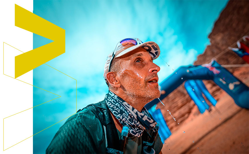 Ingo Kruck bei einem Trail Marathon