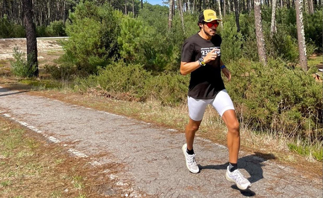 Unsere Athlet Joa Andrade beim Lauftraining