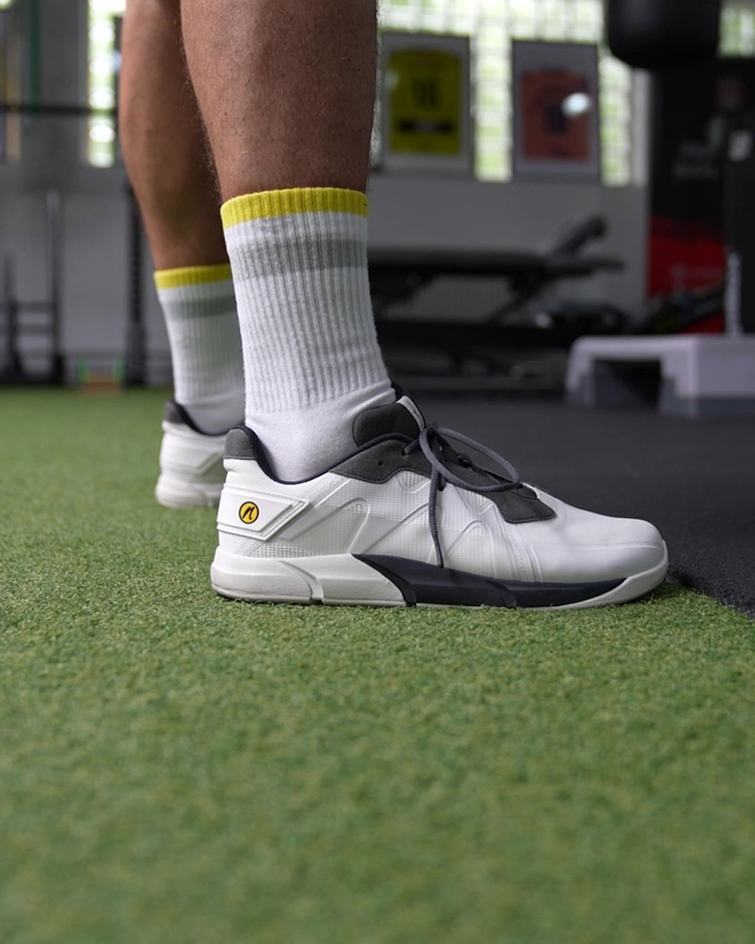 Workout Schuh Gym Addict in Farbe Schwarz-Grau