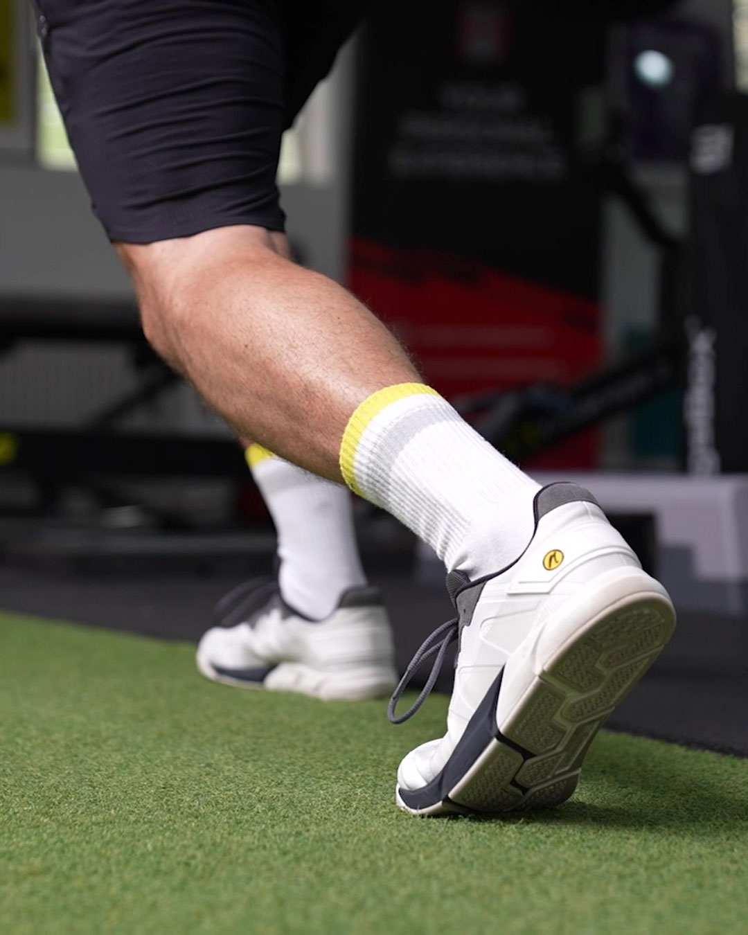 Workout Schuh Gym Addict in Farbe Schwarz-Grau