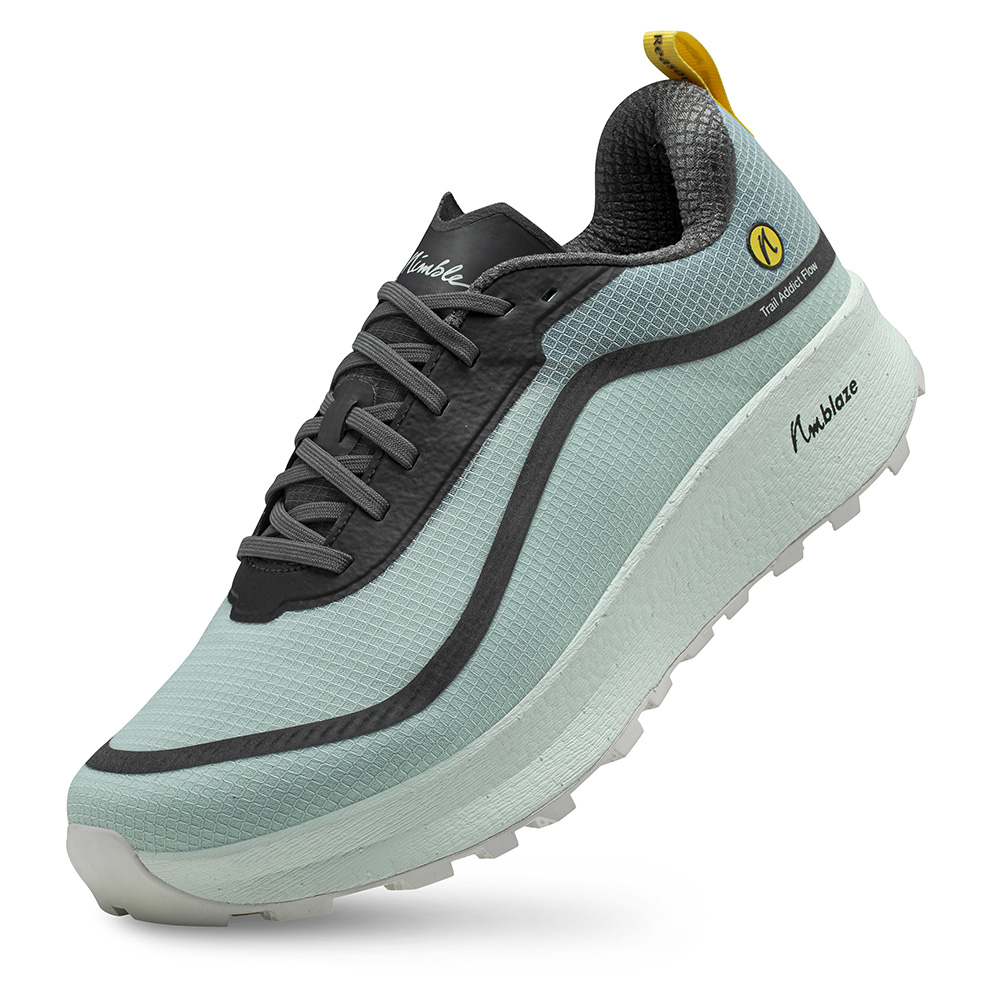 Trail Addict Flow Blau Gravel Laufschuh