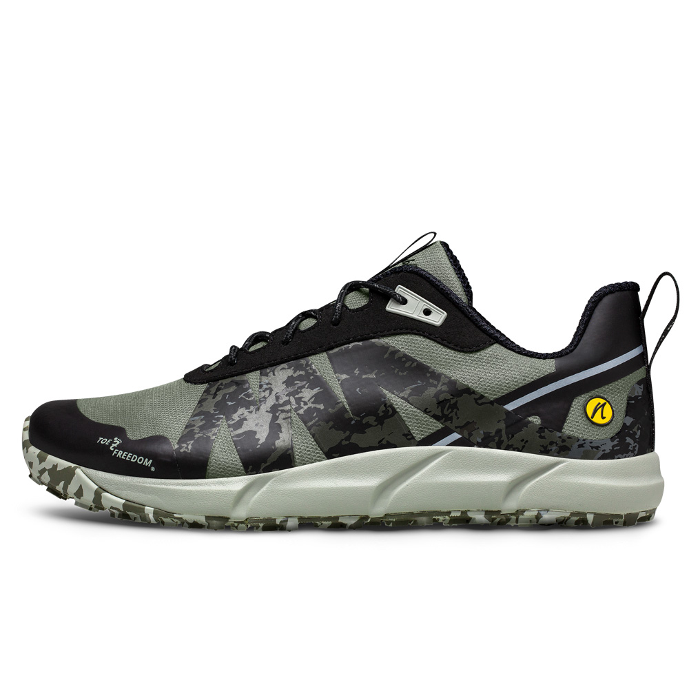 Der Joe Nimble Trail Addict WR Trail Laufschuh in der Farbe Oliv