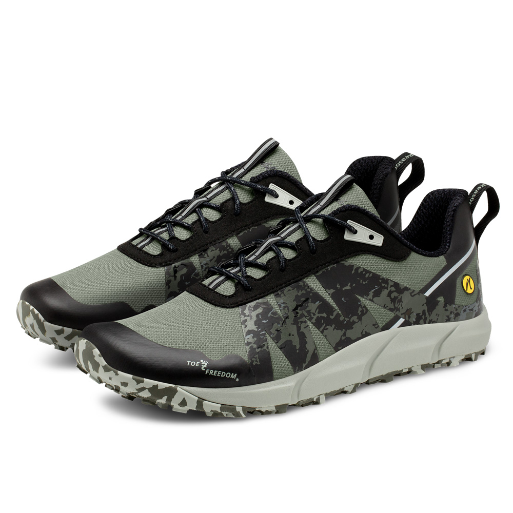 Der Trail Addict WR Trail Laufschuh Paar in der Farbe Oliv