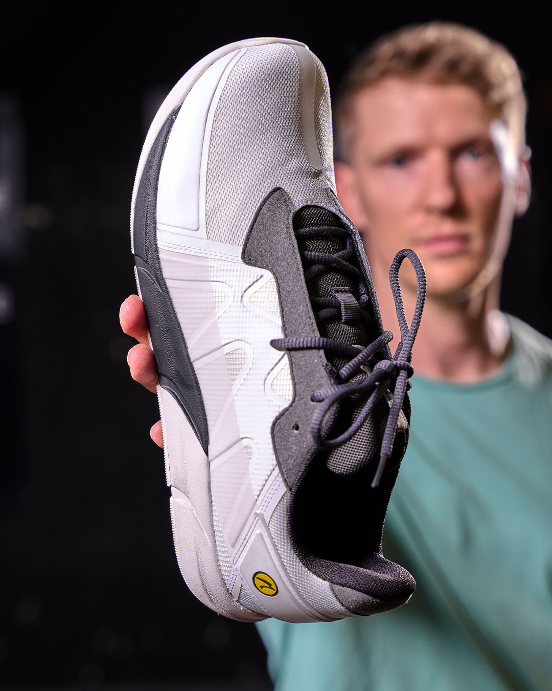 Workout Schuh Gym Addict in Farbe Schwarz-Grau