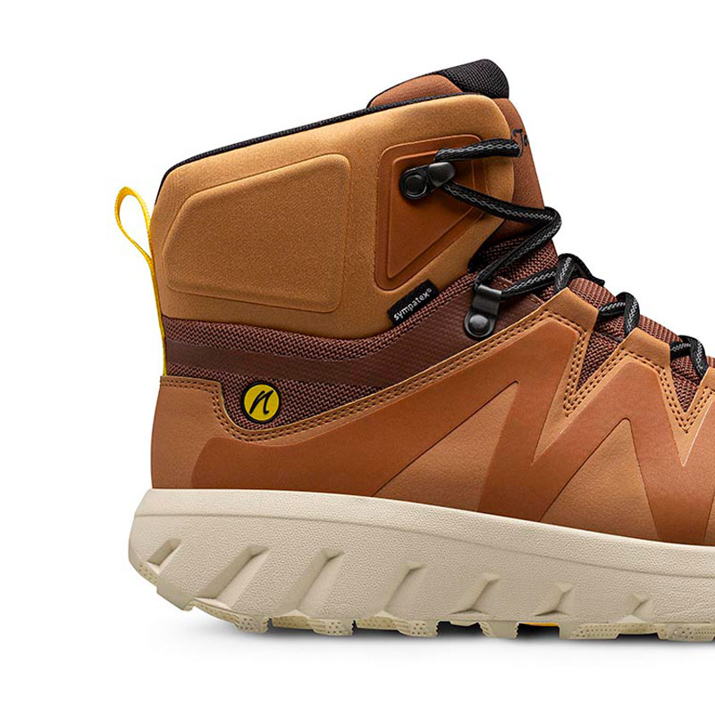 Der Absatz und die Sohle des Joe Nimble Mountain Addict Wanderschuh in Braun