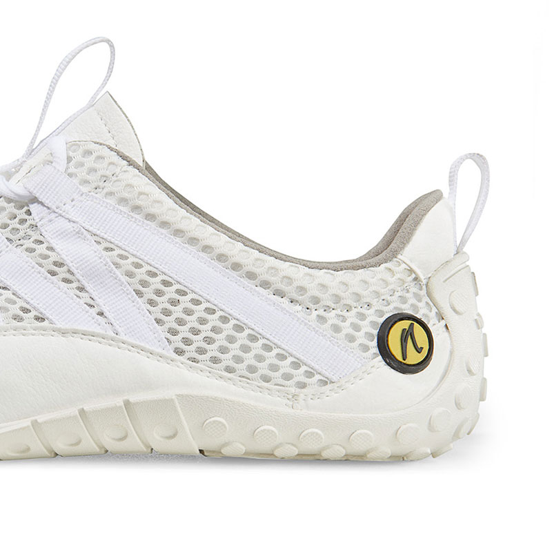 Der Absatz und die Sohle des Joe Nimble nimbleToes Gymschuhs in weiß