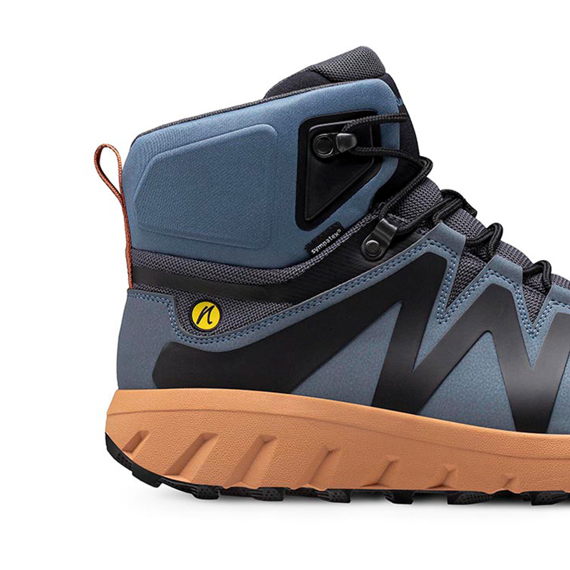 Der Absatz und die Sohle des Joe Nimble Mountain Addict Wanderschuh in blau